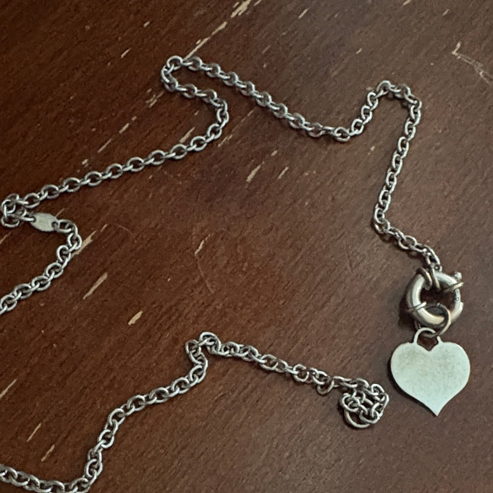 Silver Heart Pendant Necklace